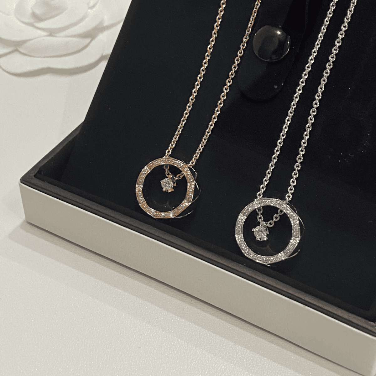 샤넬 코코크러쉬 퀼팅 모티프 네크리스 – 14K/18K 국내제작 43 40 1