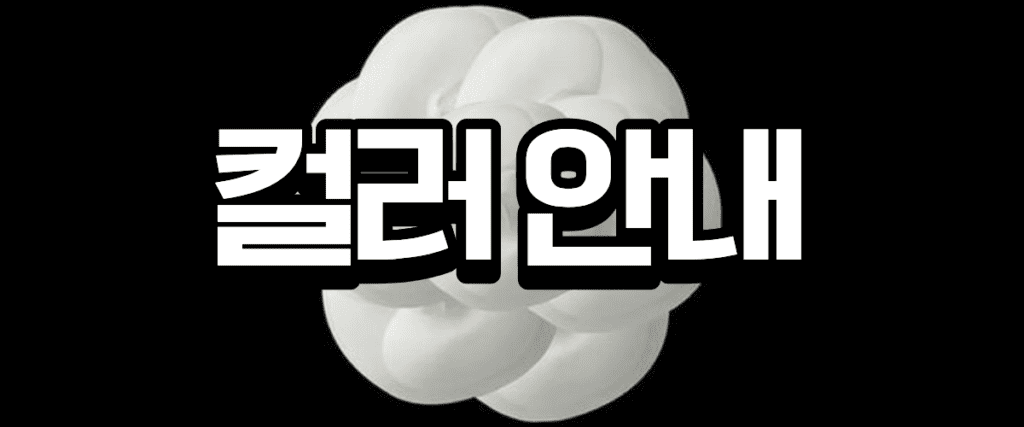 컬러안내