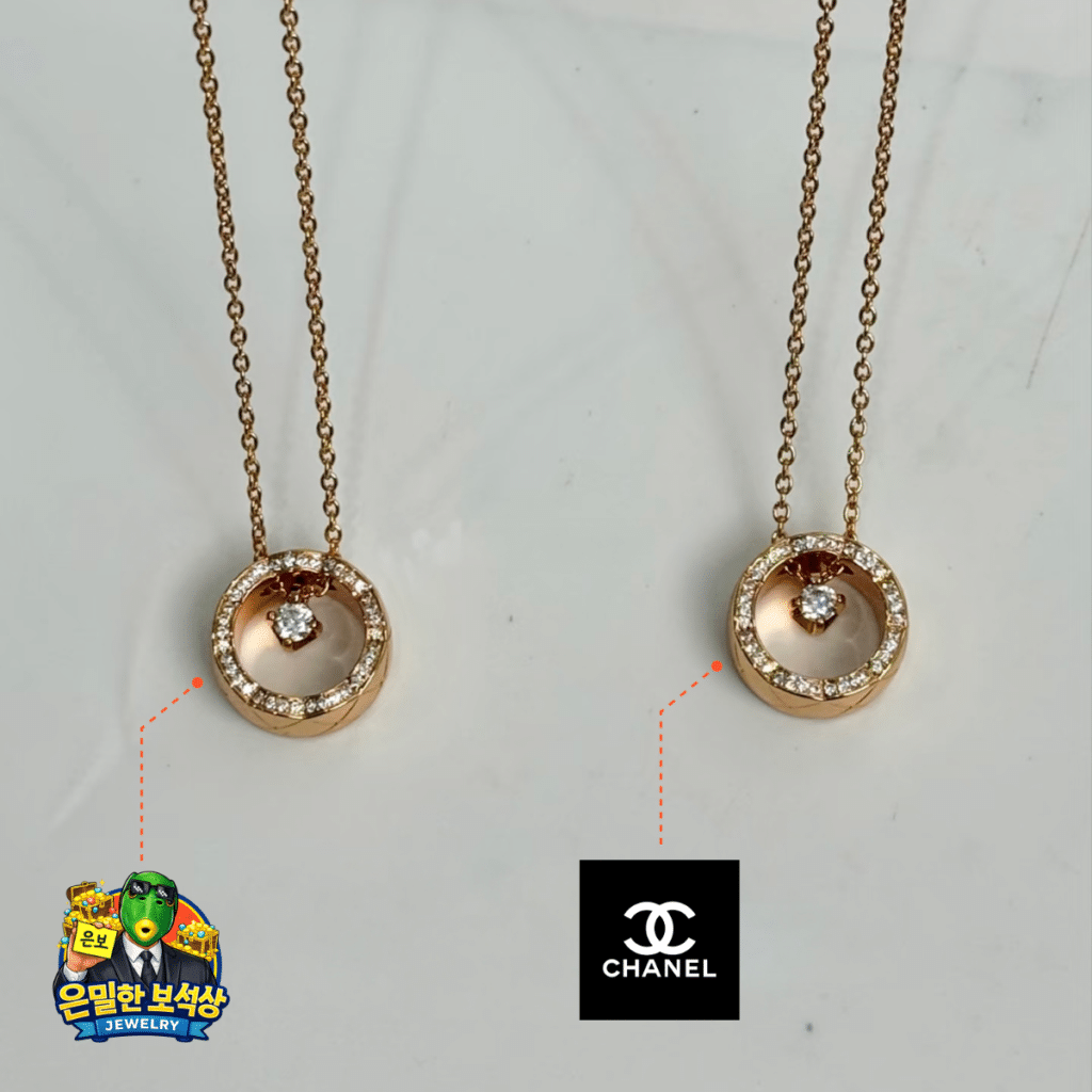 샤넬 코코크러쉬 퀼팅 모티프 네크리스 – 14K/18K 국내제작 11 28 1